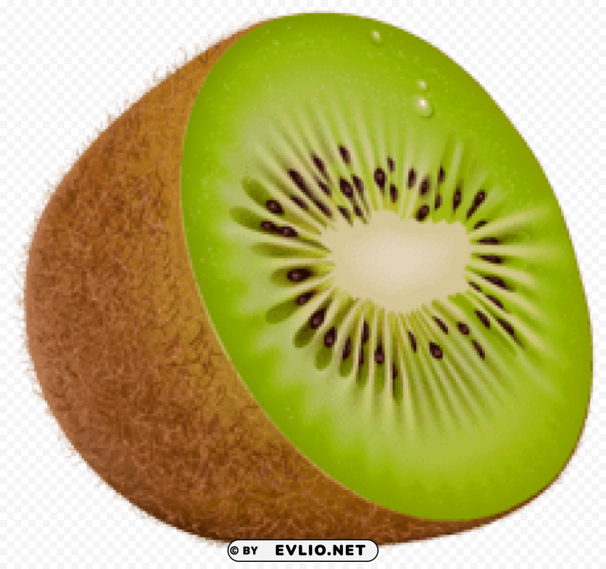 kiwi Isolated Character in Transparent Background PNG