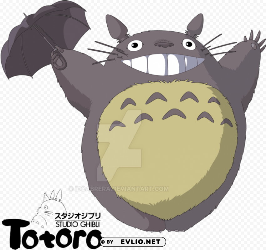 my neighbor totoro smiling PNG files with no royalties