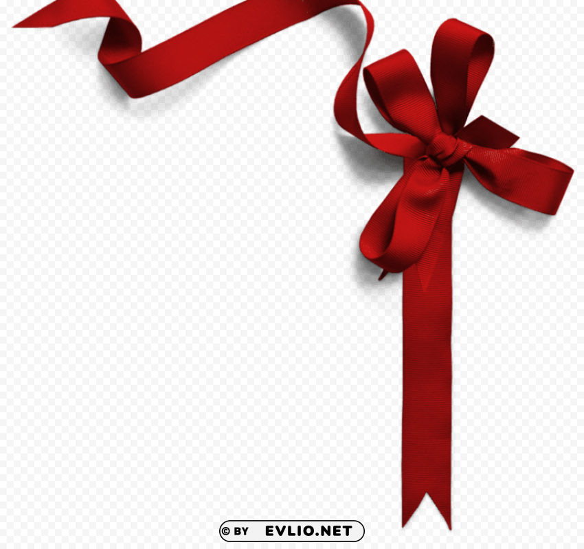 Transparent Background PNG of red ribbon PNG for use - Image ID e8246c22