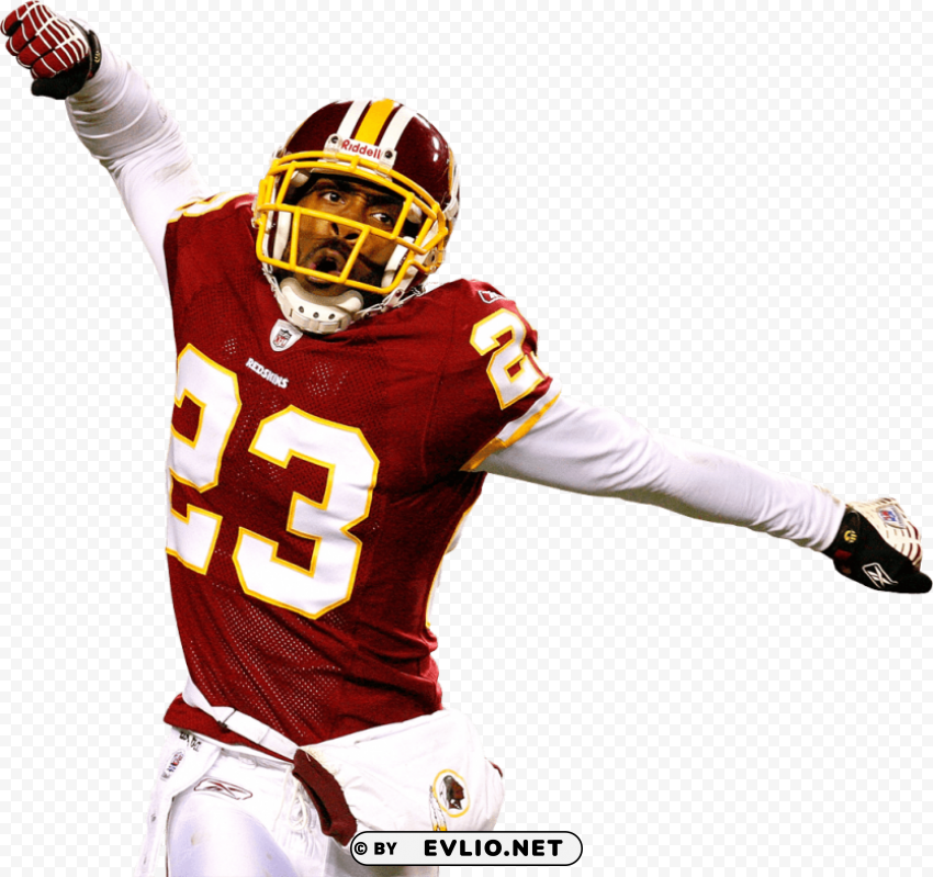 washington redskins player PNG Graphic Isolated on Clear Backdrop