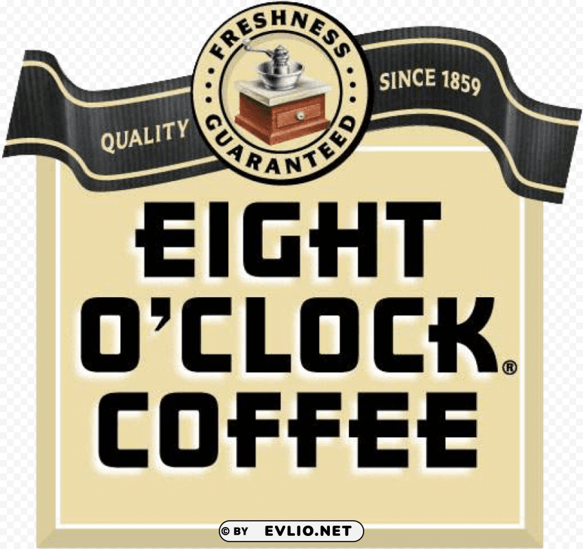 eight 'o clock coffee Transparent Cutout PNG Graphic Isolation PNG transparent with Clear Background ID 2cf42b0c
