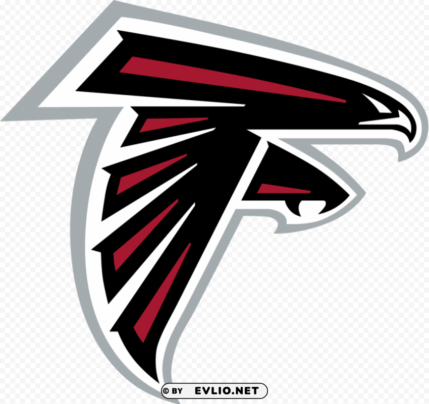 PNG image of atlanta falcons logo Isolated Item on Clear Transparent PNG with a clear background - Image ID 7ee6f79b