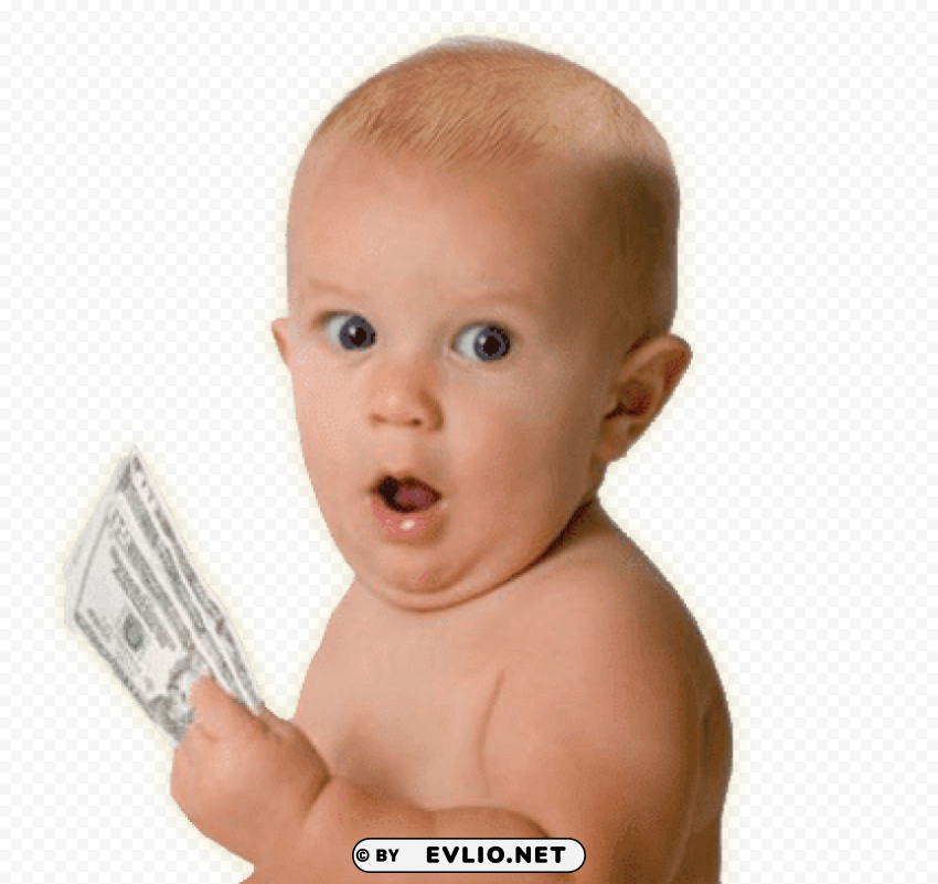 baby holding cash PNG transparent images mega collection
