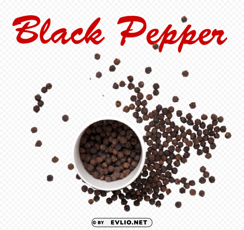 black pepper Transparent PNG illustrations