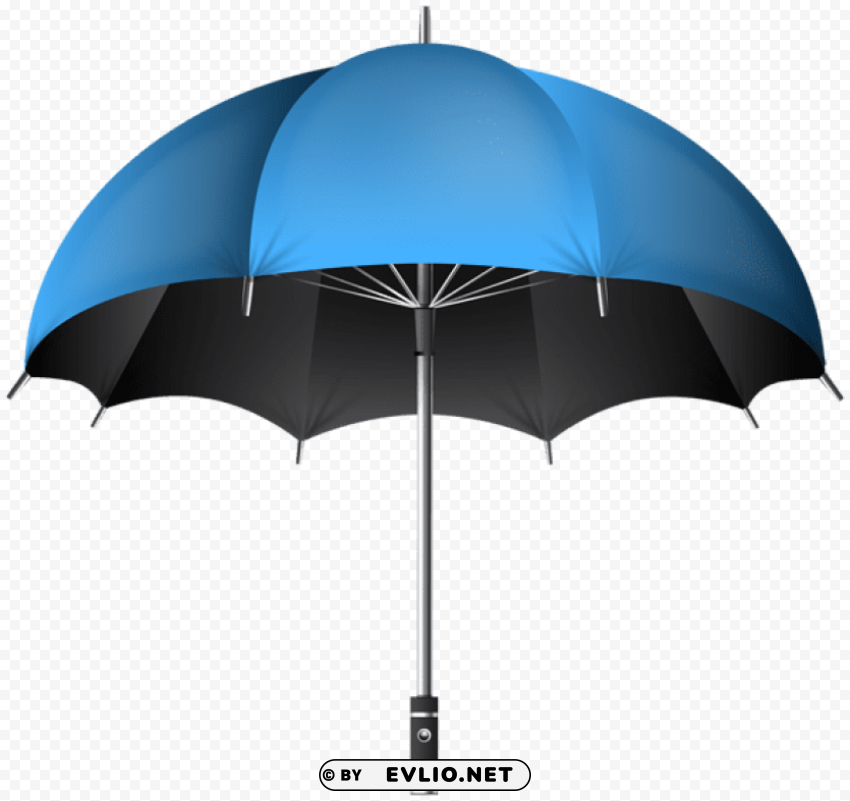 blue umbrella Transparent Background PNG Isolated Character
