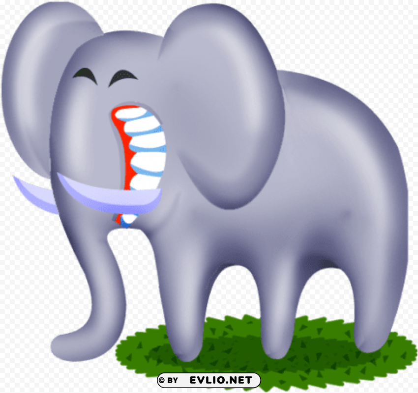 elephant icon Clean Background Isolated PNG Illustration