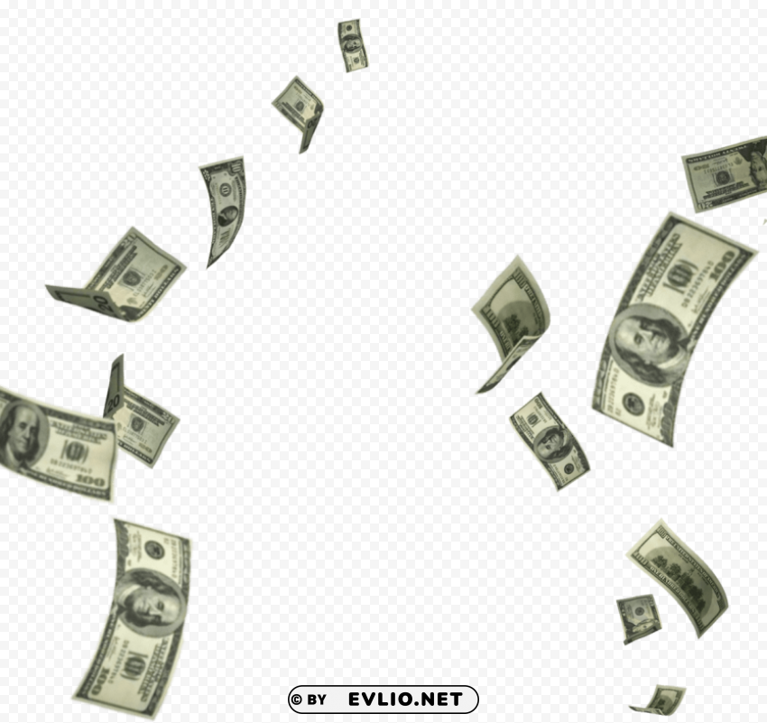 falling money Transparent PNG pictures complete compilation