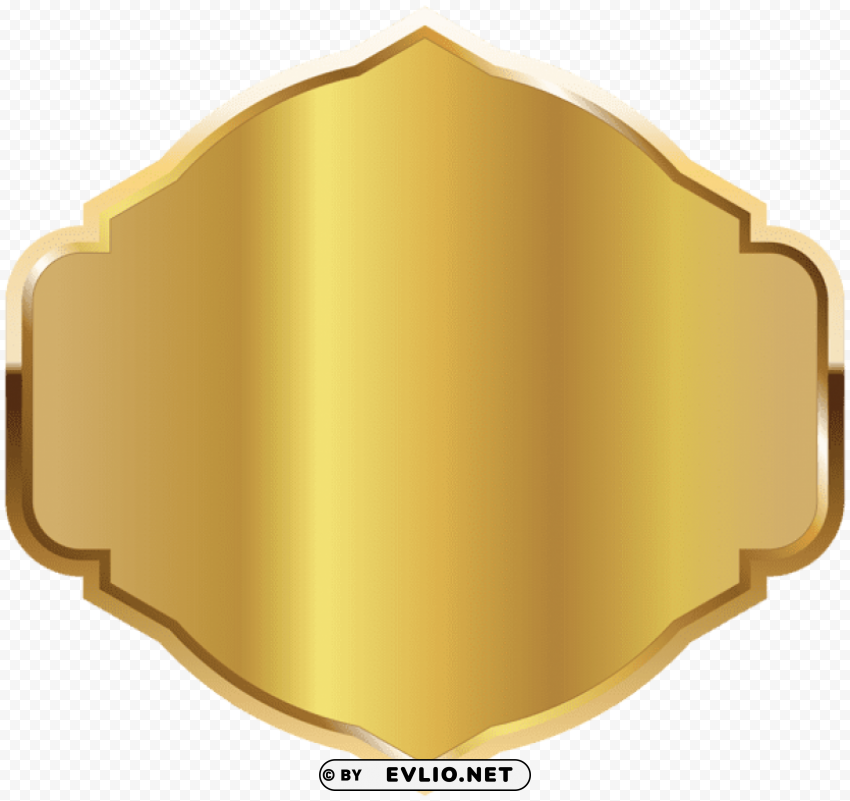 golden label template PNG with no background free download