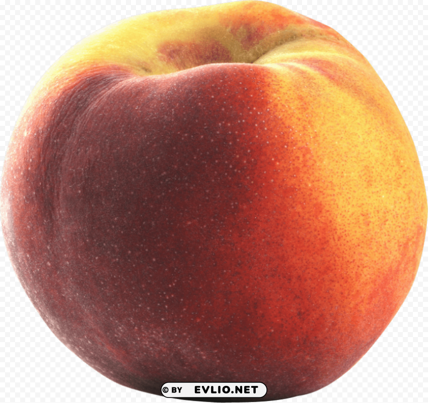 Peach Clear Background Isolated PNG Object