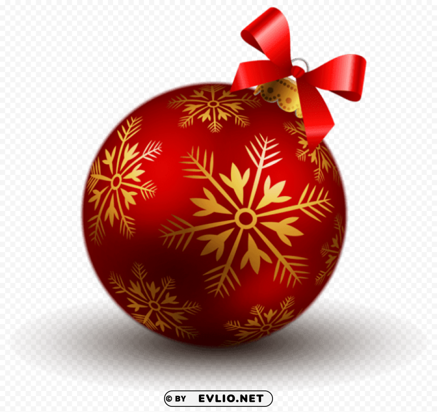 transparent red christmas ball Clear Background PNG Isolation