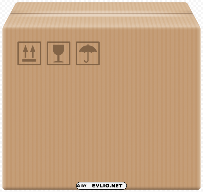 cardboard box PNG images with transparent elements pack