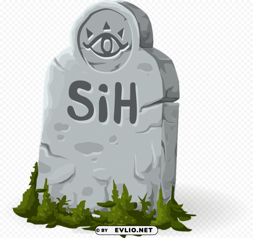 gravestone PNG Isolated Illustration with Clear Background