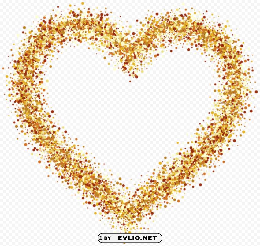 decorative heart Isolated Design in Transparent Background PNG