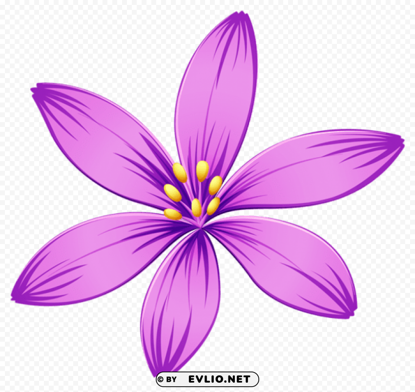 PNG image of purple flower Isolated Graphic on HighQuality PNG with a clear background - Image ID 7e948f89