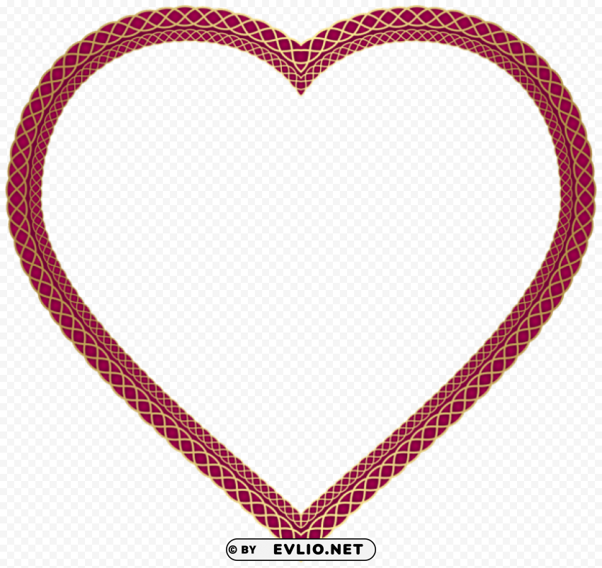 transparent heart shape PNG images for personal projects