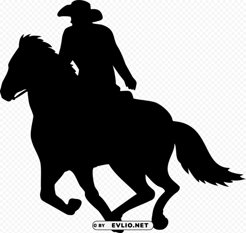 horse cowboy Transparent PNG graphics library