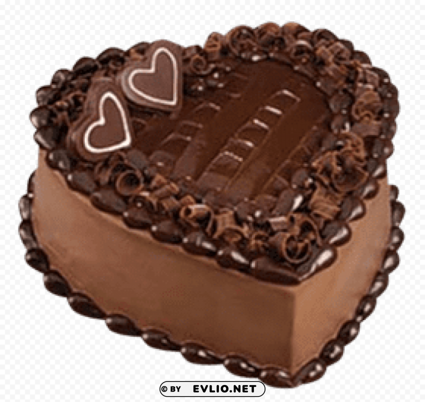 chocolate heart cake Clear PNG pictures comprehensive bundle
