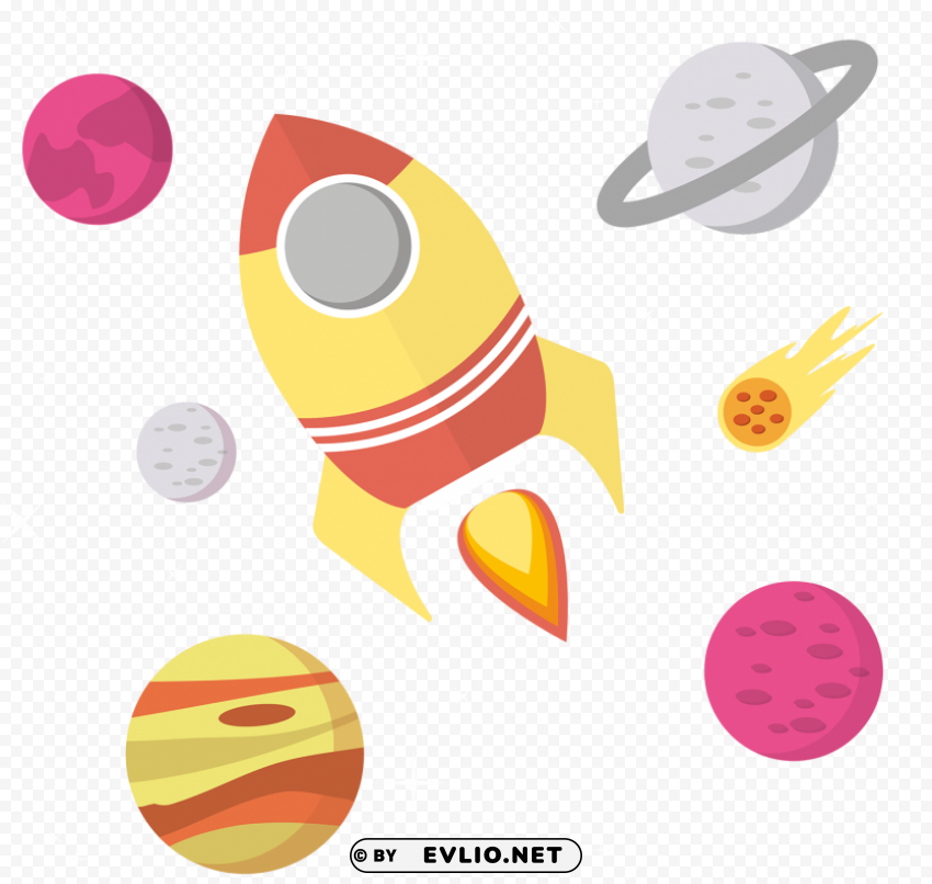 Cute color space Transparent PNG images free download