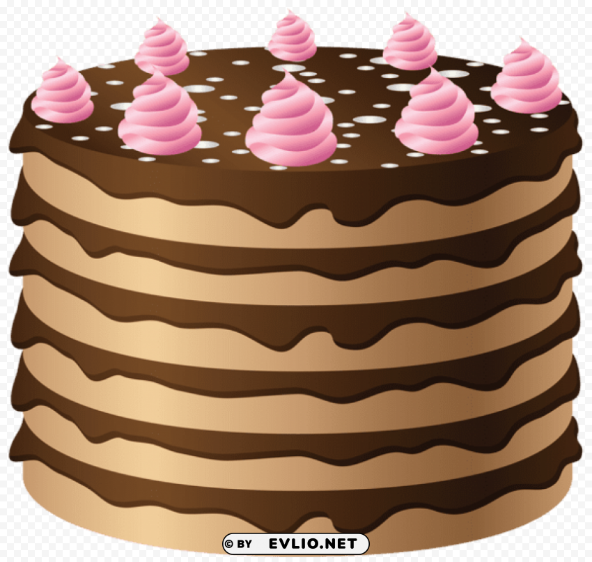 chocolate cake PNG images with high-quality resolution