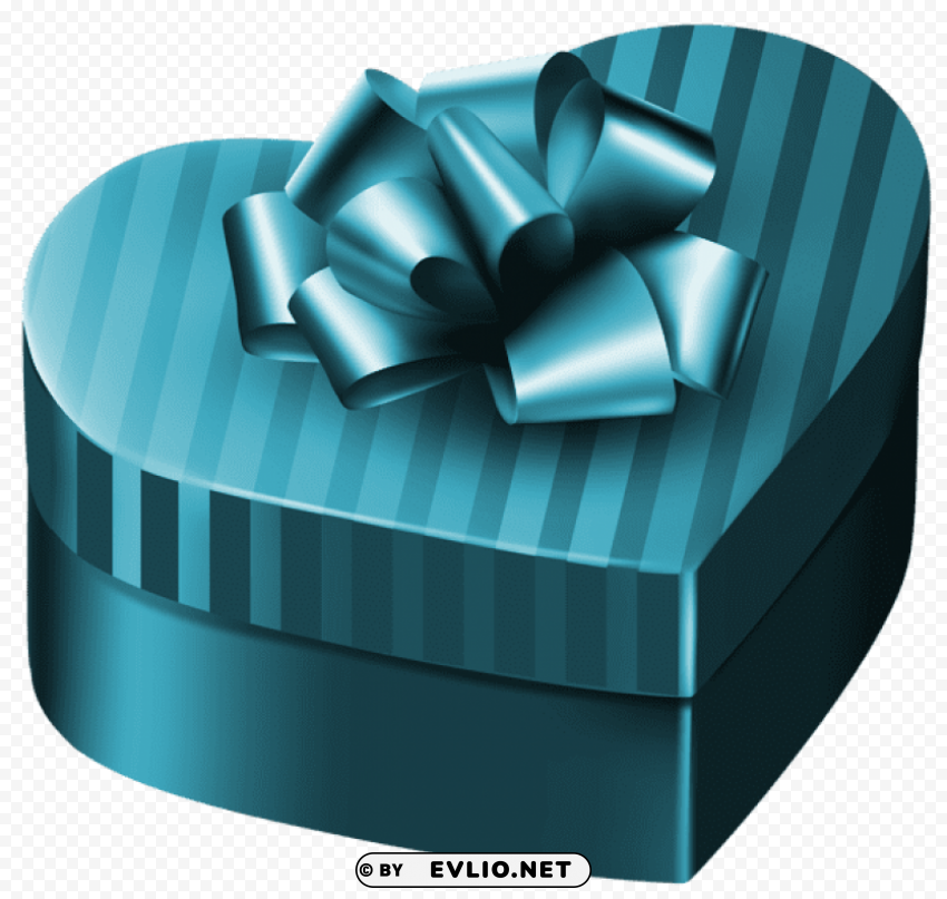 luxury gift box heart Transparent background PNG artworks