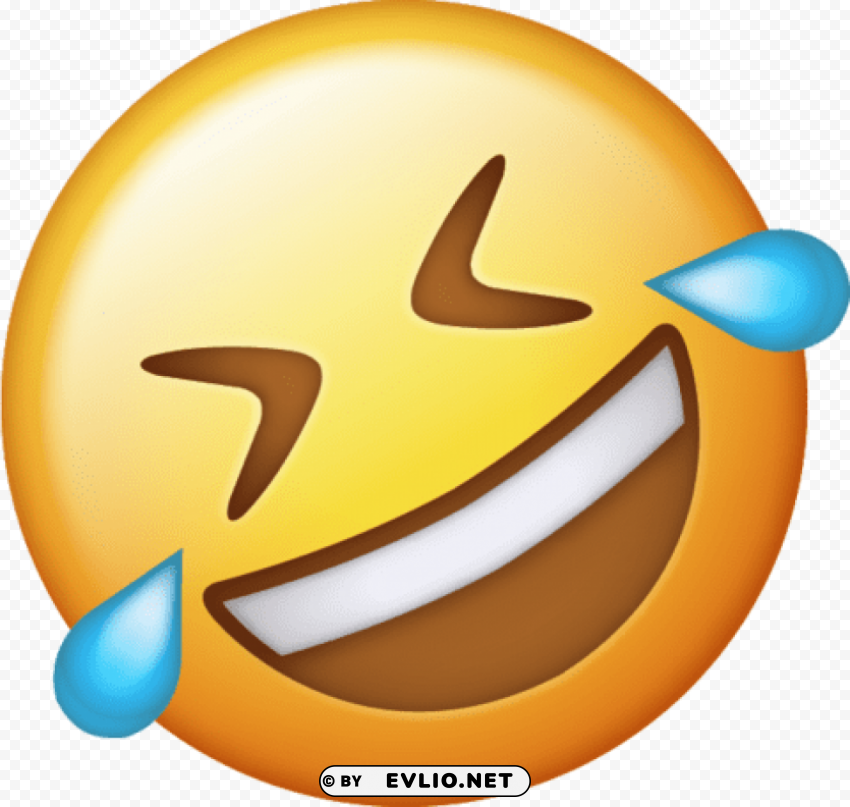 new tears of joy emoji PNG graphics for free