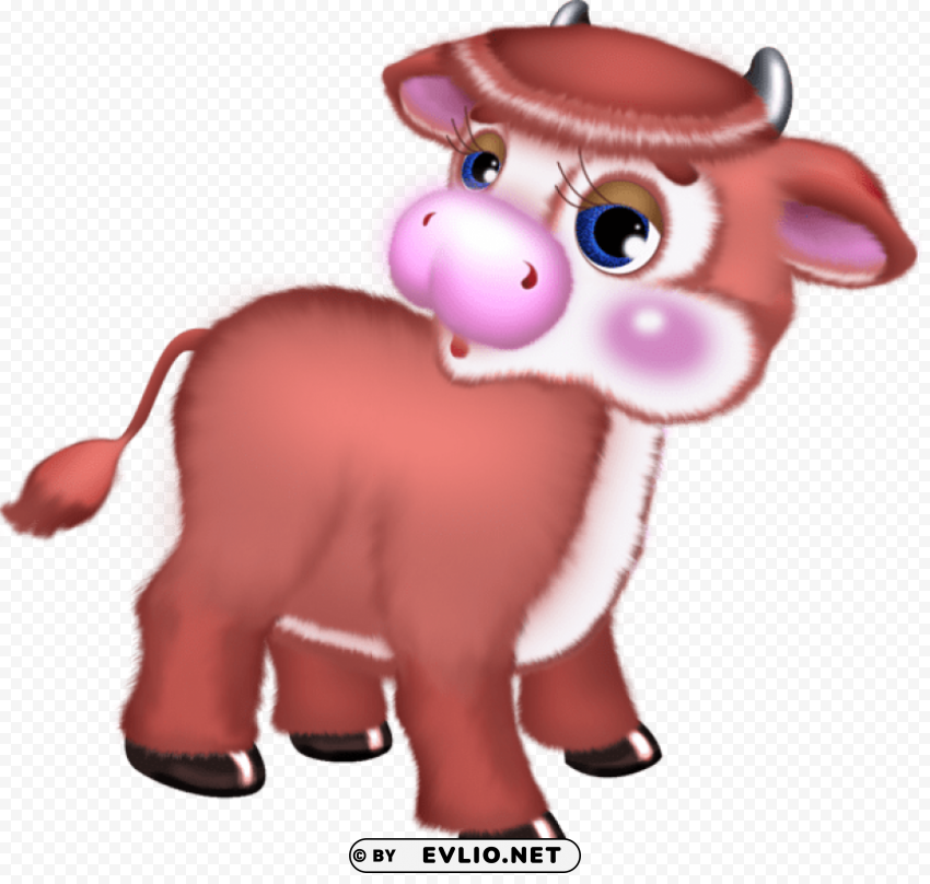 Cute Cow Clear PNG Graphics Free