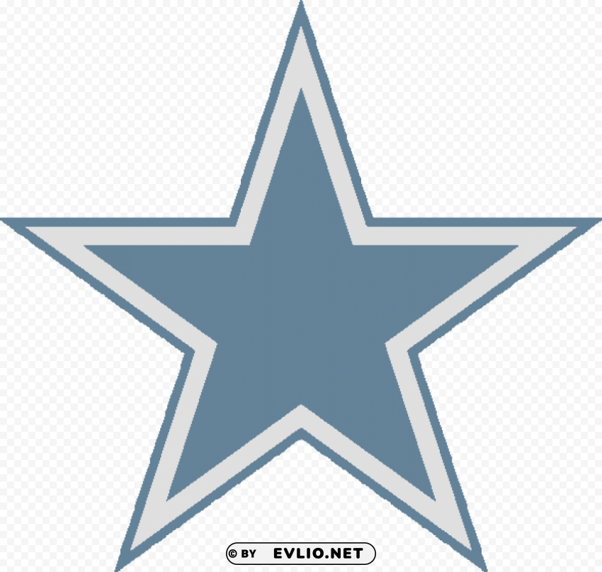 grey star Isolated Artwork on Transparent Background PNG