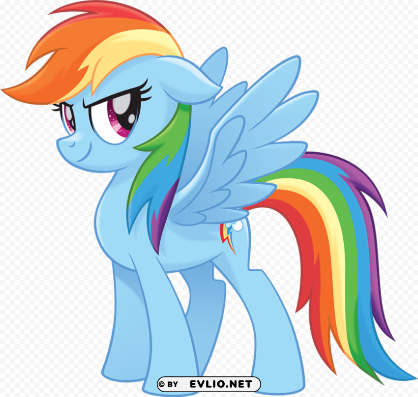 mlp movie rainbow dash Transparent PNG images complete package