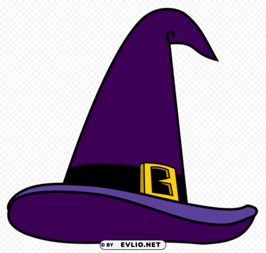 purple witch hat PNG images free download transparent background
