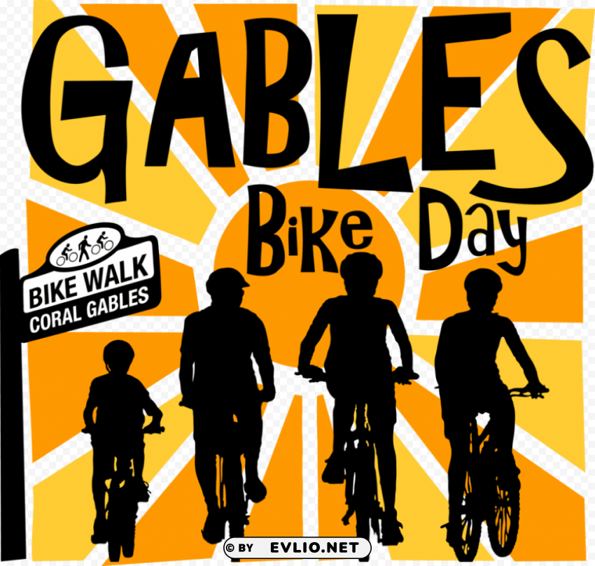 bike walk coral gables PNG format with no background