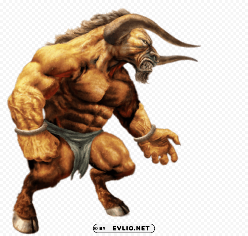 The Mighty Minotaur PNG Images No Background