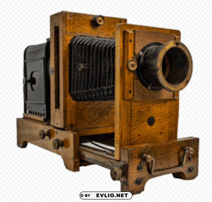 antique camera Isolated Character in Clear Transparent PNG