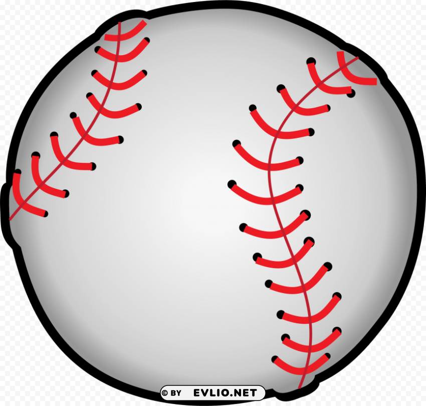 baseball Isolated Artwork on Transparent Background