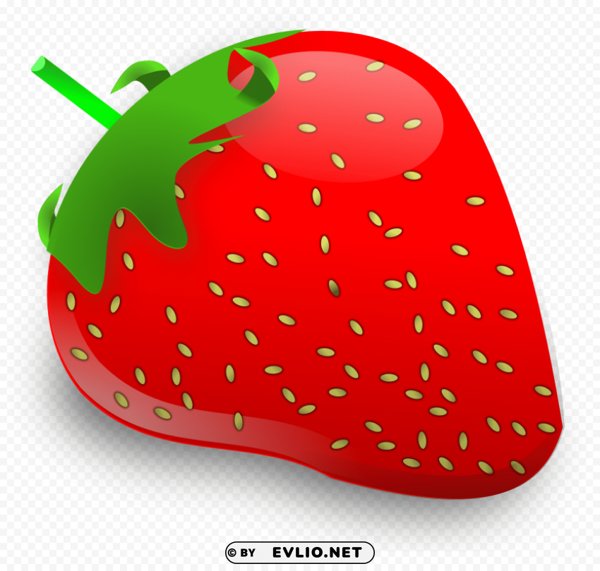 Strawberry ClearCut Background PNG Isolation