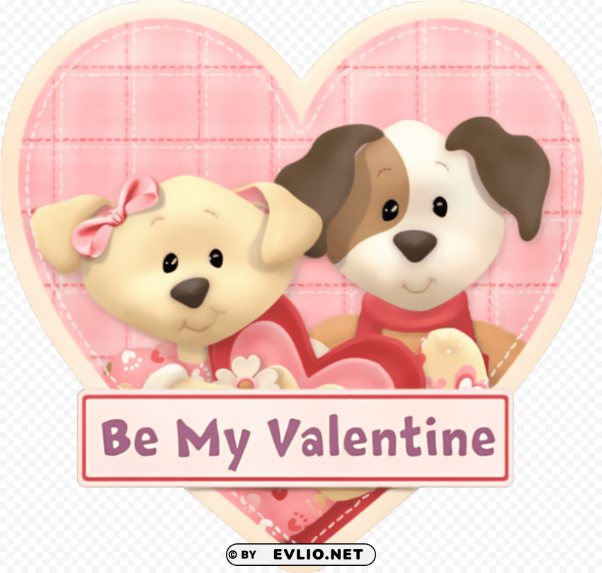 valentine puppies Isolated Graphic on HighQuality Transparent PNG