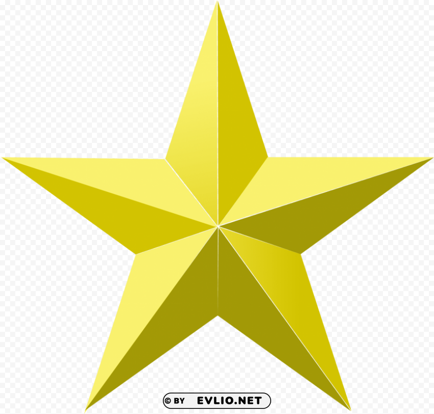gold star PNG graphics for presentations