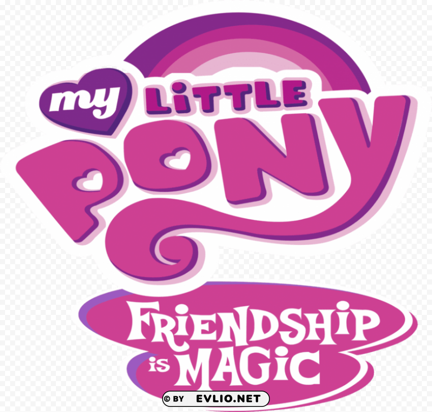 my little pony friendship is magic logo vector PNG transparent photos comprehensive compilation