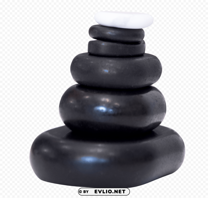 Spa Stone Transparent PNG Isolated Object Design