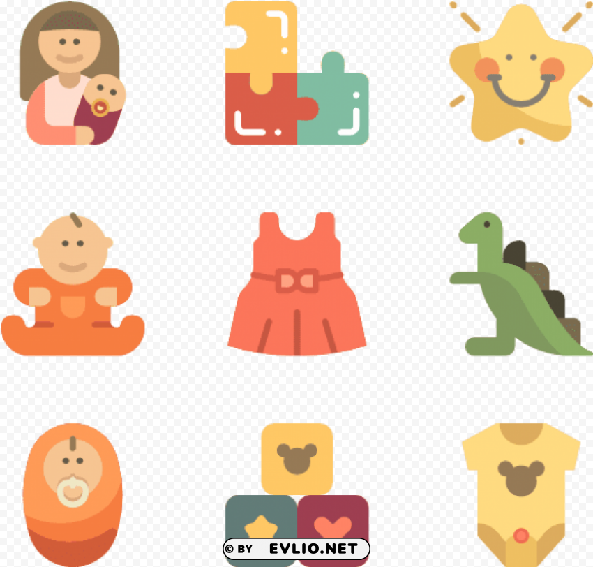 Baby PNG Isolated Design Element With Clarity