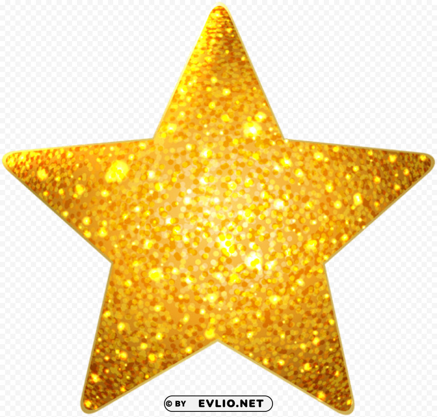 decorative star Isolated Element in Clear Transparent PNG