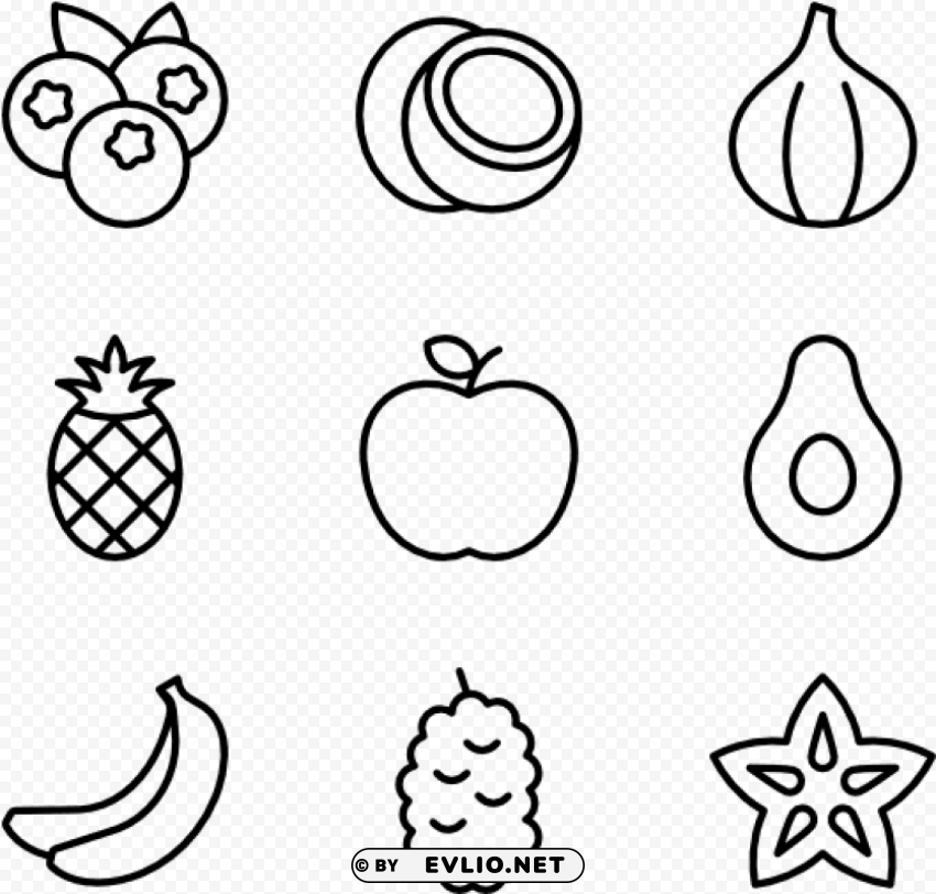 Icon Vector Apple Fruit High-resolution Transparent PNG Images Assortment