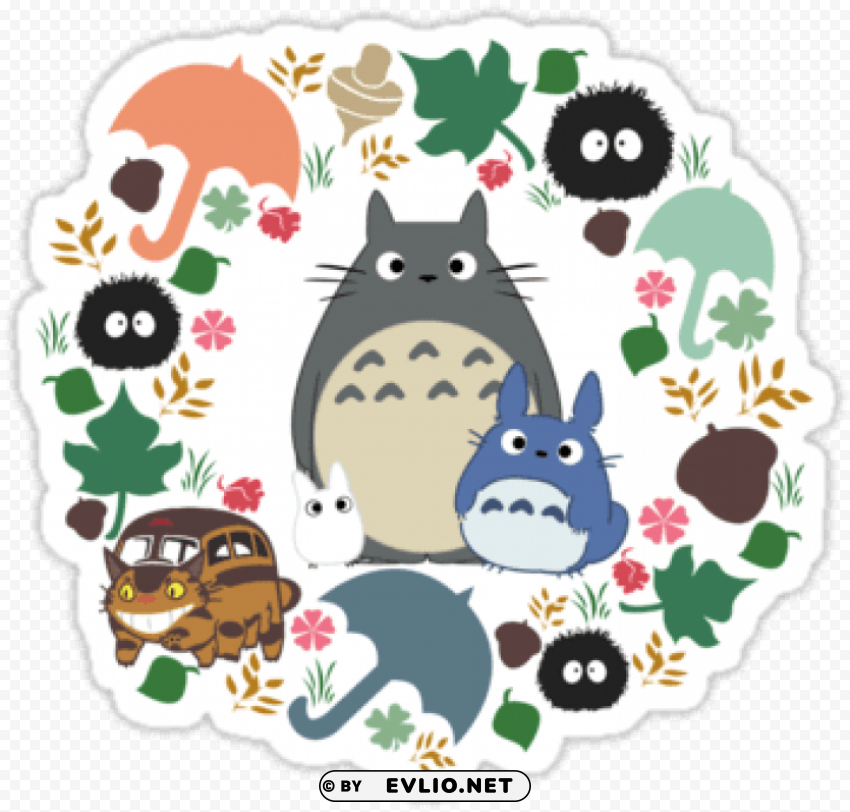 My Neighbor Totoro Symbols PNG Files With Transparency