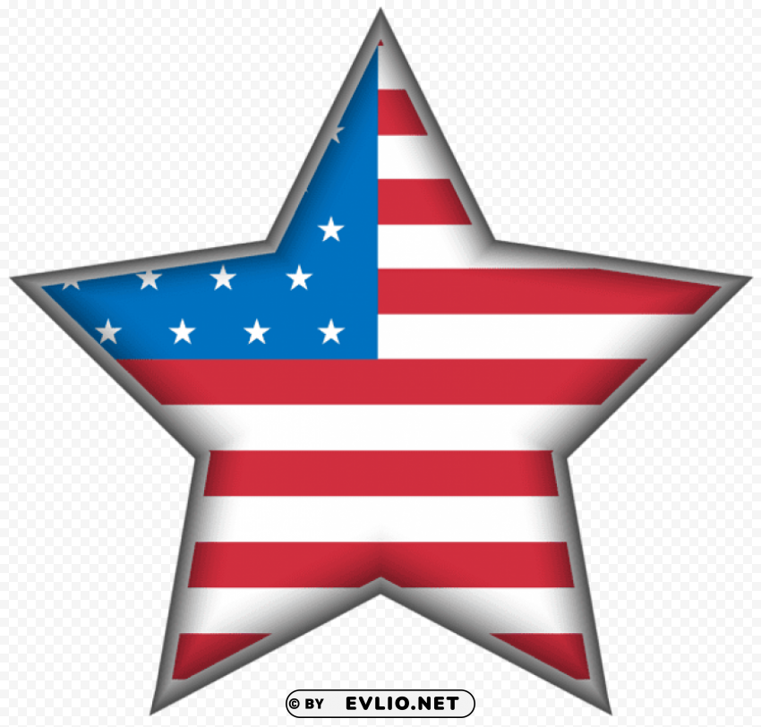 usa star PNG transparent elements package clipart png photo - a41288cf