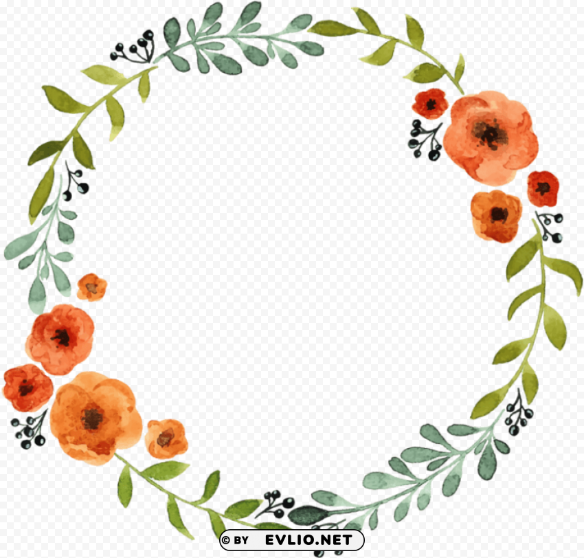 Wreath PNG Graphic Isolated With Transparency