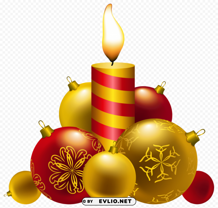christmas candles HighResolution Transparent PNG Isolation