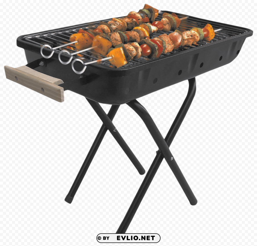 Electric Tandoor Barbeque Grill Transparent Background Isolation in PNG Image