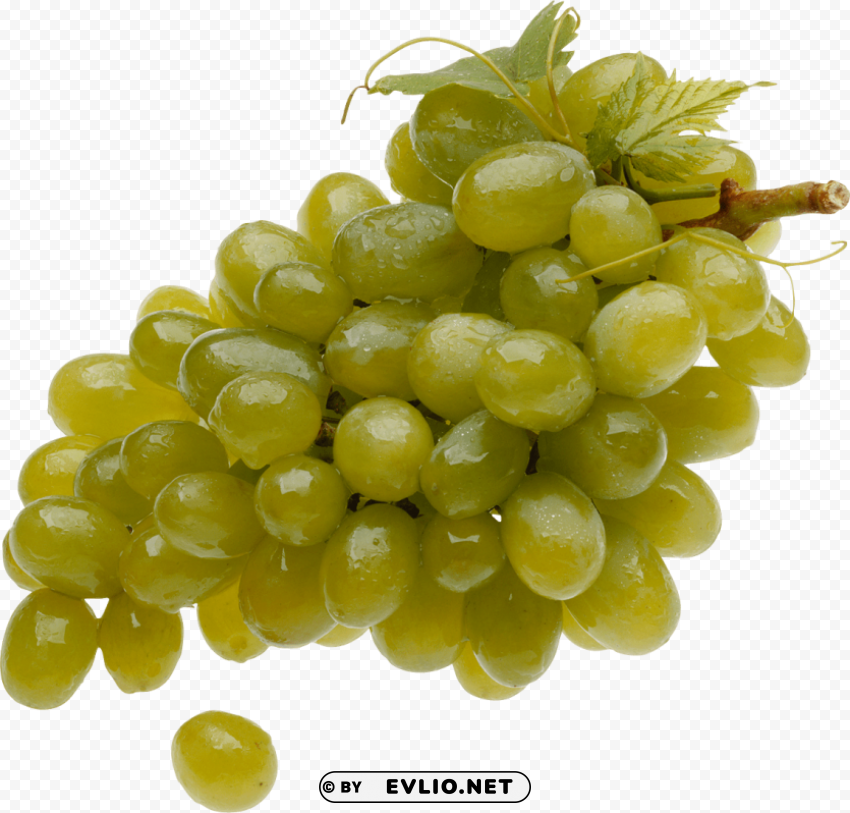 green grapes Isolated Graphic Element in Transparent PNG