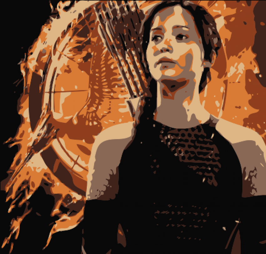move over katniss - hunger games catching fire the official illustrated PNG images with transparent overlay
