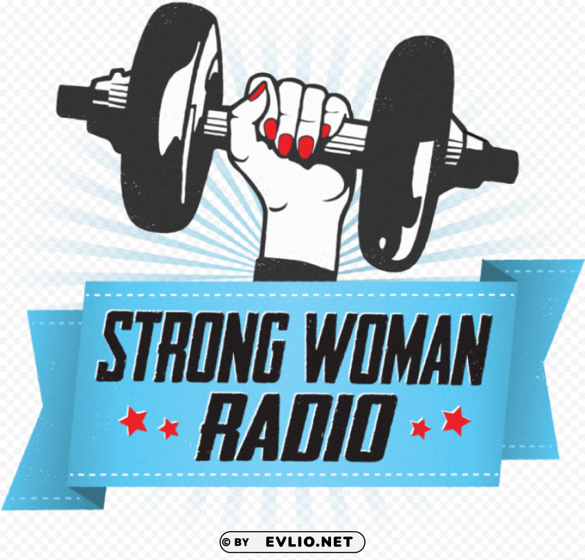 strong woman PNG with clear background set