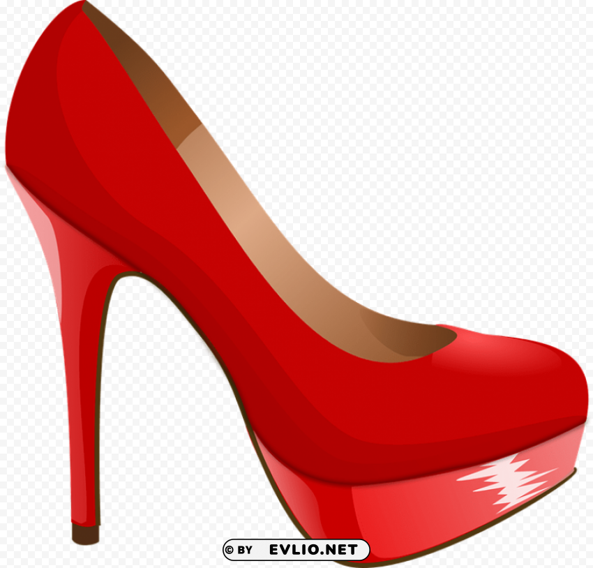 high heel shoes Transparent Background Isolated PNG Icon